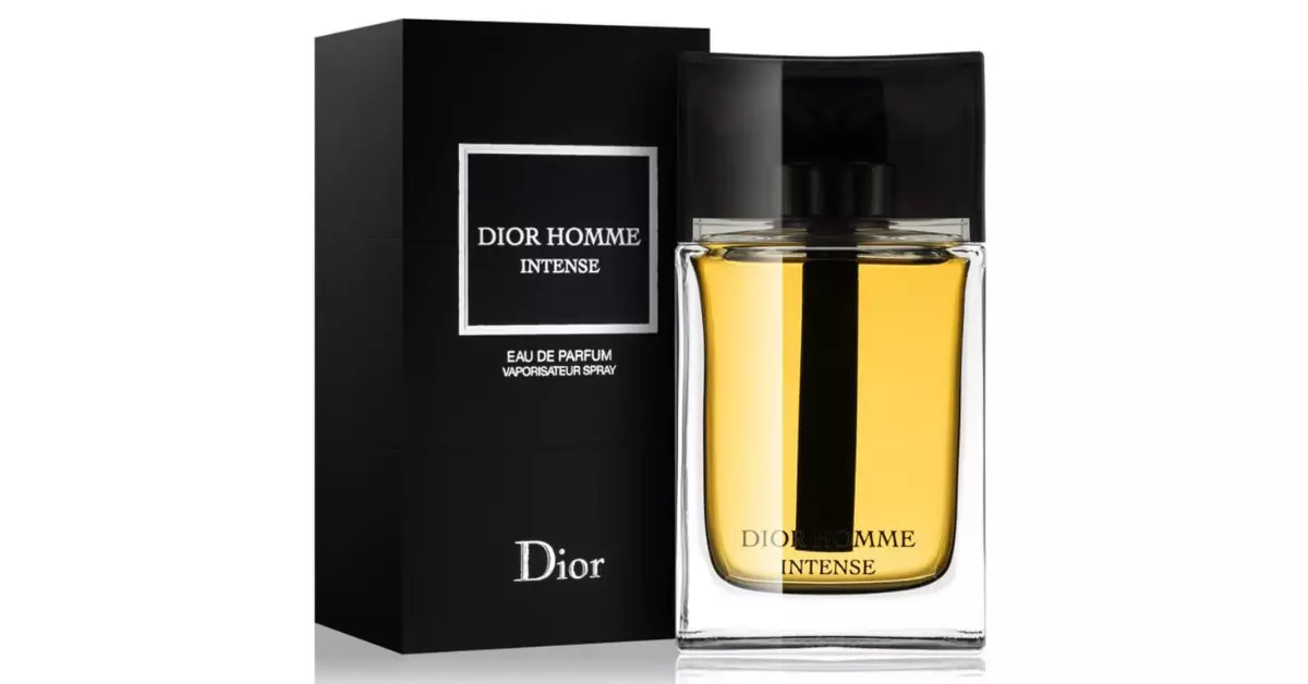 Dior Homme Intense bottle and box is shown in the review of perfume and it is one of the best Dior Cologne for Men