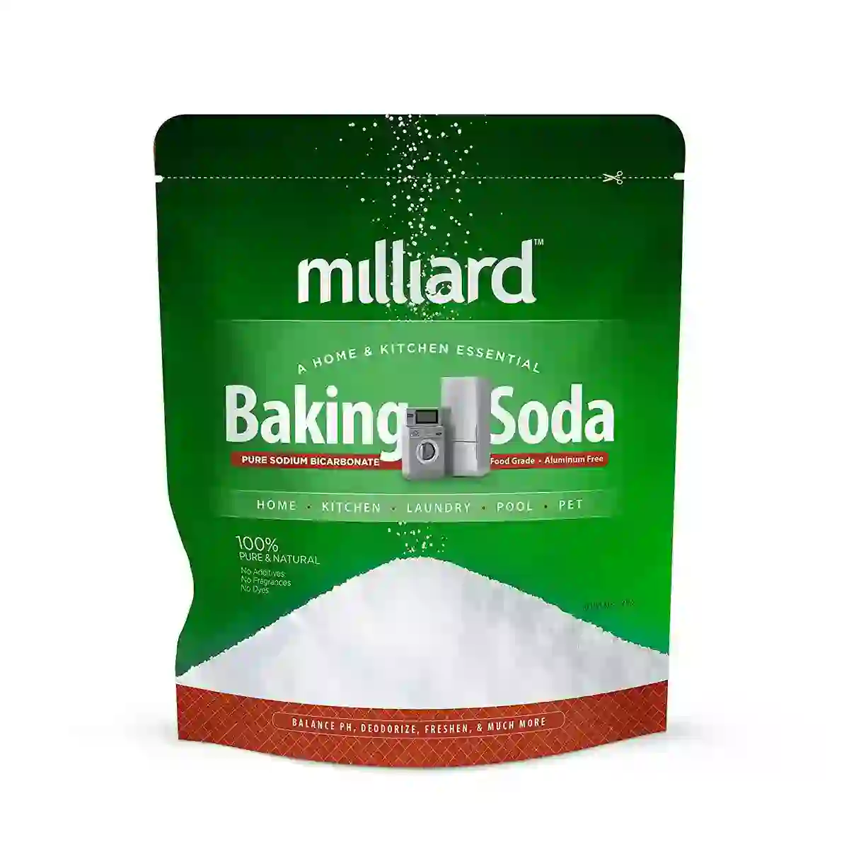 Millard Baking Soda is shown here. Baking soda is an excellent repellent of bacteria causing a smelly shoe rack