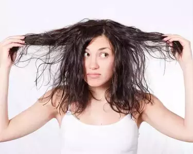 Girl with Dry Hair
