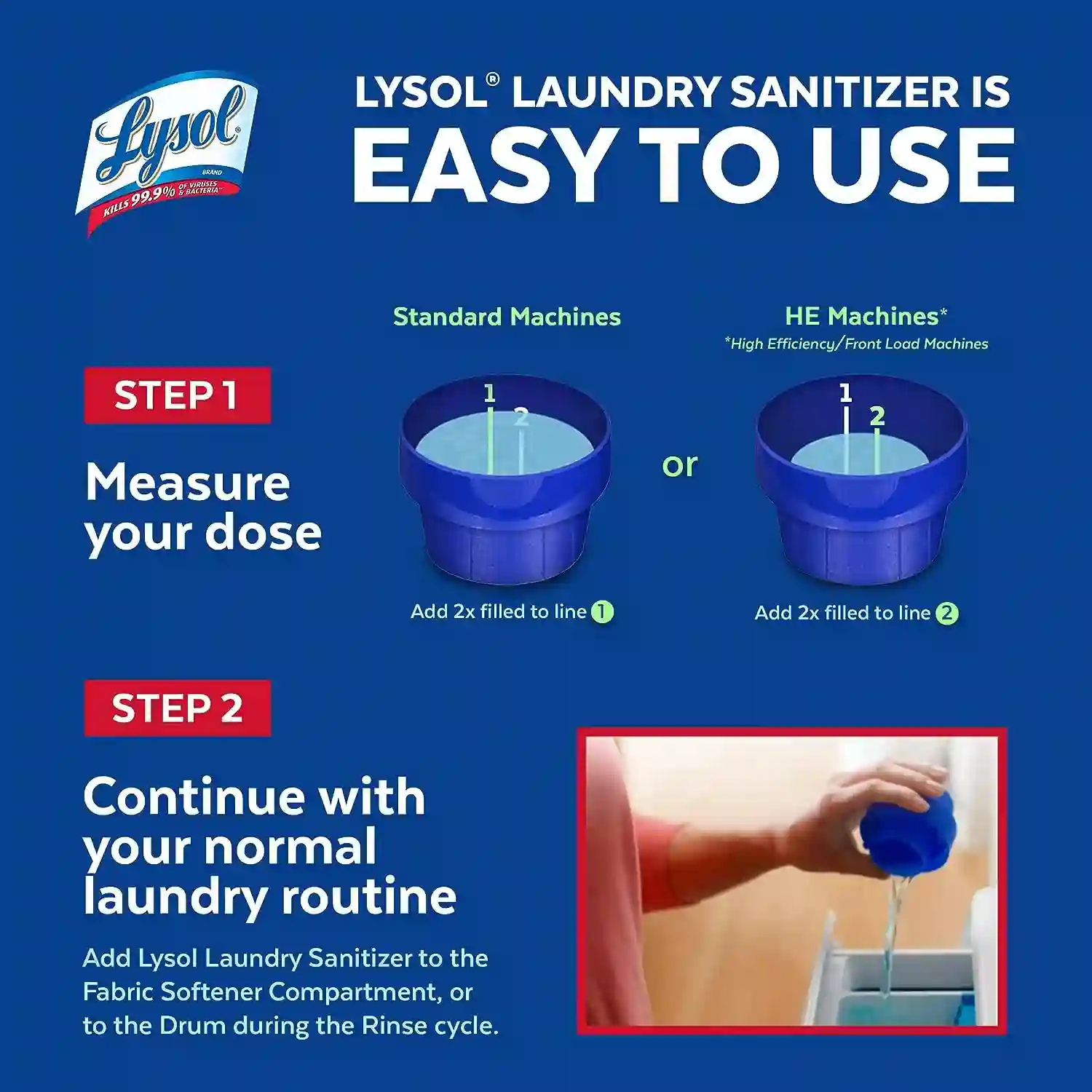 lysol laundry ammonia liquid usage scenarios are shown which is helpful in removing laundry odor